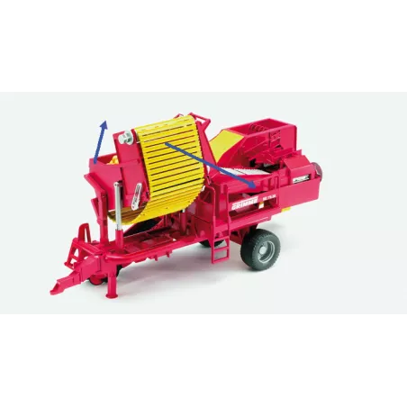 Cosechadora de patatas de juguete Grimme SE 75-30 marca Bruder a escala 1:16.