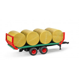 Remolque Portapacas Bruder 02220 con 8 Pacas | 1:16