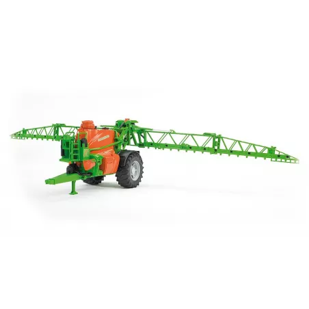 Remolque pulverizador de juguete Amazone UX 5200 de Bruder a escala 1:16 con depósito de agua funcional.