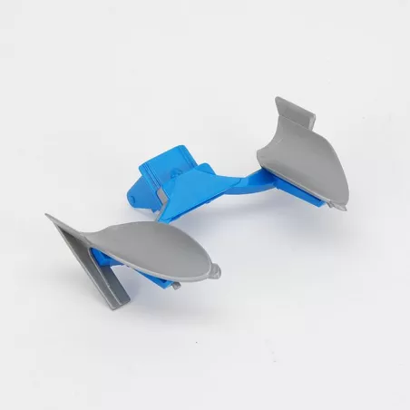 Soporte agrícola LEMKEN Vari-Titan de Bruder a escala 1:16 para tractores de juguete.