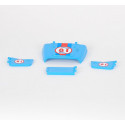 Puertas azules de repuesto para coche de juguete Bruder Cross Country Racer escala 1:16
