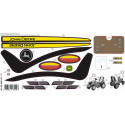 Set de pegatinas oficiales Rolly Toys para tractor de juguete John Deere 7310R
