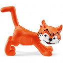 Figura de Azrael, el gato de Gargamel de Los Pitufos, detallada por Schleich.