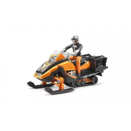 Snowmobil con conductor - escala 1:16