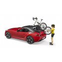 Juguete Bruder de ciclista con bicicleta de carreras Roadster a escala 1:16