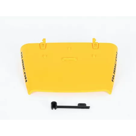 Capó de repuesto amarillo y soporte para Jeep de juguete Bruder escala 1:16