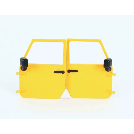Puertas de repuesto amarillas para Jeep de juguete Bruder escala 1:16