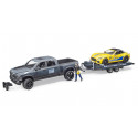 Camioneta de juguete RAM 2500 Power Wagon Racing Team a escala 1:16