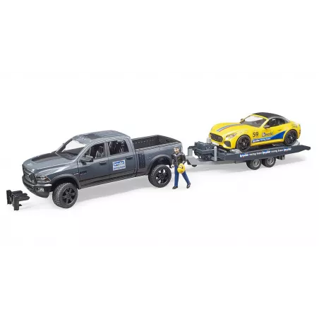 Camioneta de juguete RAM 2500 Power Wagon Racing Team a escala 1:16