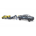 Camioneta de juguete RAM 2500 Power Wagon Racing Team a escala 1:16