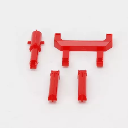 Piezas niveladoras de juguete para vehículos y grúas Bruder, estabilizadores de construcción.