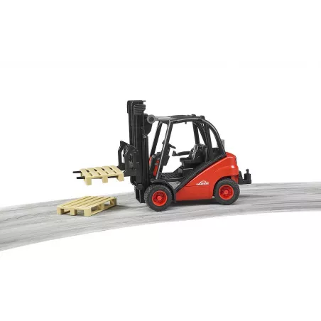 Carretilla Linde H30D Bruder 02511 | Escala 1:16