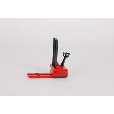 Carro elevador manual de juguete a escala 1:16 para maquetas y colecciones Bruder.