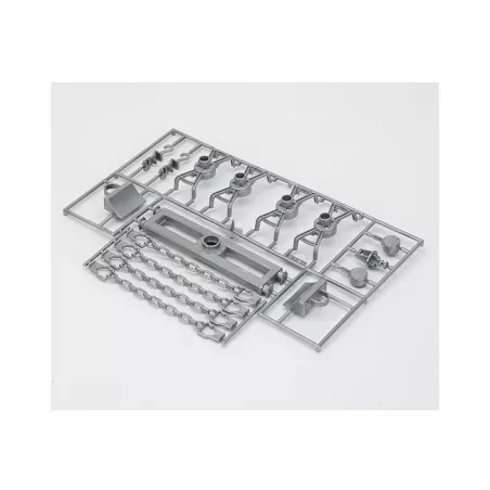 Aparejo de carga Bruder para camión-grúa de juguete y obras de construcción en miniatura.
