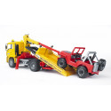 Camion Grua Man incluye todoterreno - escala 1:16