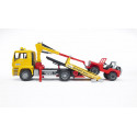 Camion Grua Man incluye todoterreno - escala 1:16