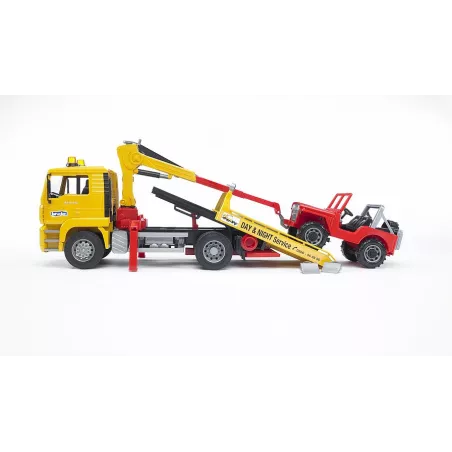 Camion Grua Man incluye todoterreno - escala 1:16