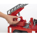 Camion Bomberos MAN con escalera y luz sonido - escala 1:16