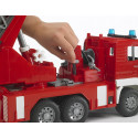 Camion Bomberos MAN con escalera y luz sonido - escala 1:16