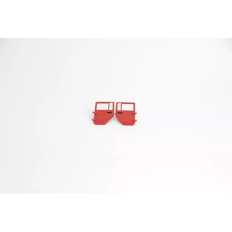 Set de puertas traseras rojas izquierda y derecha para camión de juguete Bruder escala 1:16