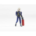 Bombero con accesorios - escala 1:16