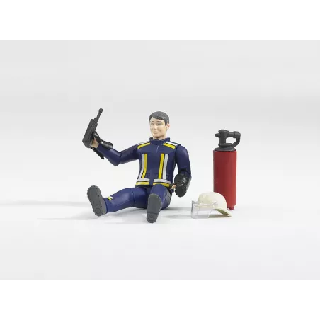 Bombero con accesorios - escala 1:16