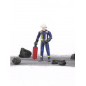 Bombero con accesorios - escala 1:16