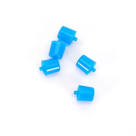 Set de 5 luces de advertencia azules para vehículos de juguete Bruder a escala 1:16.