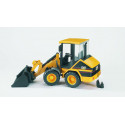 Vehículo Caterpillar articulado de juguete escala 1:16 fabricado en plástico ABS.