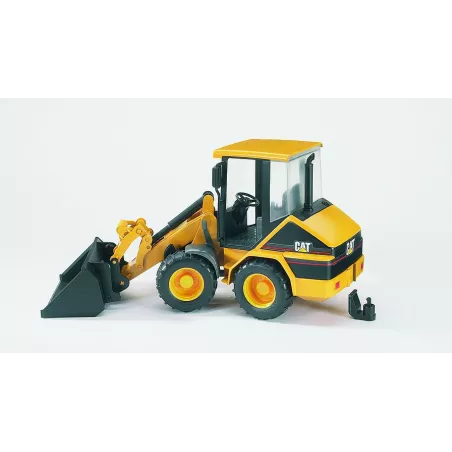 Vehículo Caterpillar articulado de juguete escala 1:16 fabricado en plástico ABS.