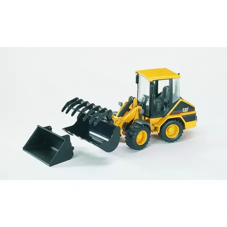 Vehículo Caterpillar articulado de juguete escala 1:16 fabricado en plástico ABS.