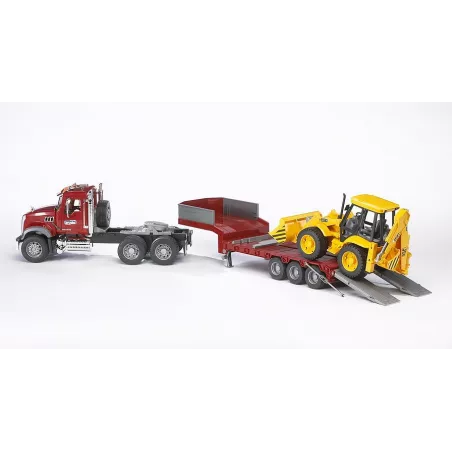 Camion Mack con pala mixta Caterpillar - escala 1:16