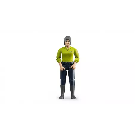 Mujer de piel clara con pantalon oscuro - escala 1:16