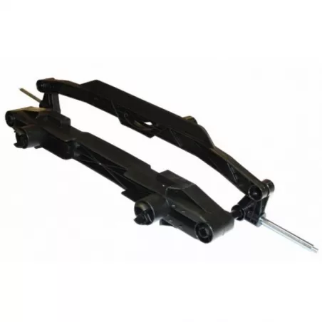 Repuesto de dirección original para tractor infantil John Deere HPX 12 en metal y plástico de alta resistencia.