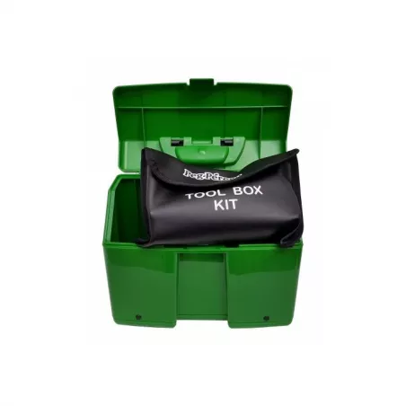 Caja de herramientas de juguete Peg-Pérego para niños, ideal para desarrollo motor y juego creativo seguro.
