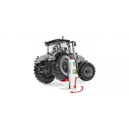 Plataforma elevadora Stertil-Koni a escala 1:32 de WIKING para maquetas de taller agrícola.