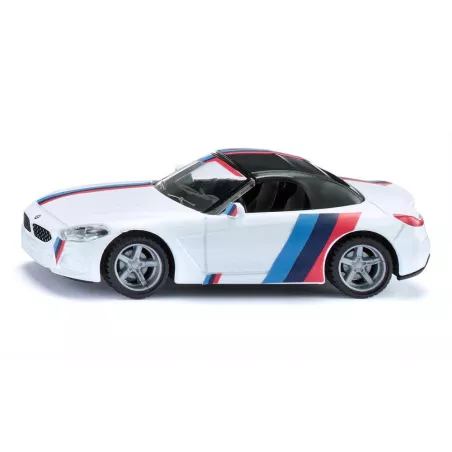Miniatura de coche BMW Z4 M40i a escala 1:50 con puertas practicables y piezas de metal.