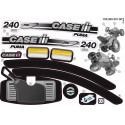 Set de pegatinas oficiales Case Puma para renovar el tractor de juguete Rolly Toys.