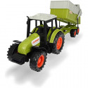 Tractor de juguete Claas de 36 cm con remolque desmontable