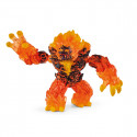 Figura articulada del Demonio de lava de Schleich Eldrador en piedra volcánica con detalles de fuego.