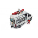 Furgoneta camper de juguete MB Sprinter Bruder a escala 1:16 con figura de conductor