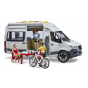 Furgoneta camper de juguete MB Sprinter Bruder a escala 1:16 con figura de conductor