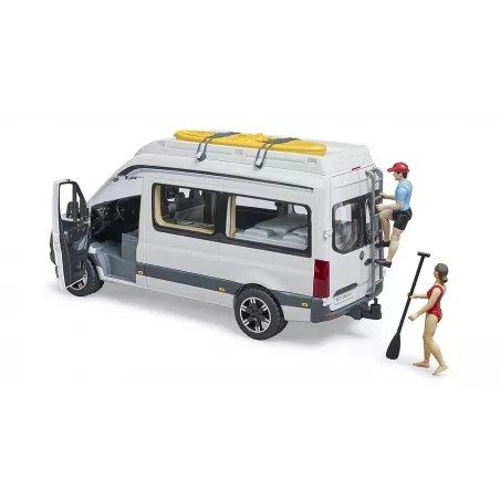Furgoneta camper de juguete MB Sprinter Bruder a escala 1:16 con figura de conductor