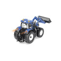 Tractor de juguete a control remoto New Holland T7.315 con pala a escala 1:32