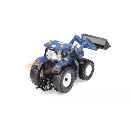 Tractor de juguete a control remoto New Holland T7.315 con pala a escala 1:32