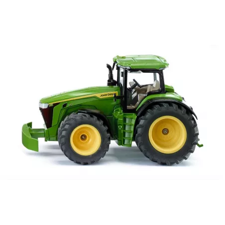 Tractor de juguete John Deere 8R 370 a escala 1:32 fabricado en metal y plástico
