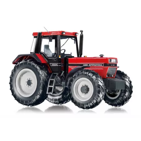 Réplica a escala 1:32 del tractor Case IH 1455 XL de Wiking, miniatura detallada para coleccionistas.