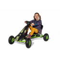 Kart a pedales Ferbedo AR8G con chasis de acero y asiento ajustable para niños de 5 a 11 años.