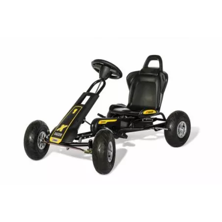 Kart de pedales GoKart ATX racer de Ferbedo para niños de 3 a 8 años con chasis de acero y freno de mano.