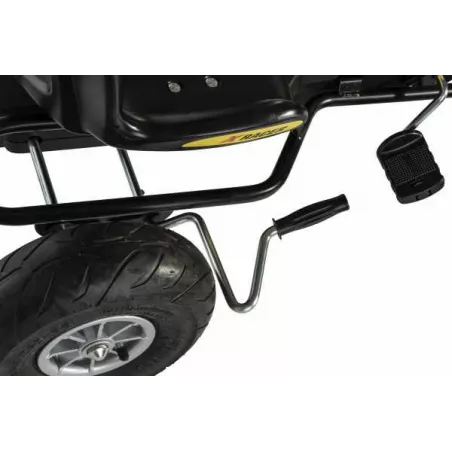 Kart de pedales GoKart ATX racer de Ferbedo para niños de 3 a 8 años con chasis de acero y freno de mano.